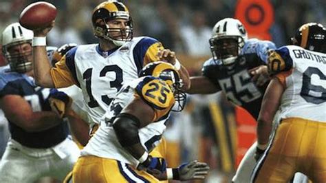 Super Bowl XXXIV - Rams 23 Titans 16 - MVP Rams QB Kurt Warner