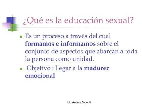 Claves Para Educar En La Sexualidad Ppt