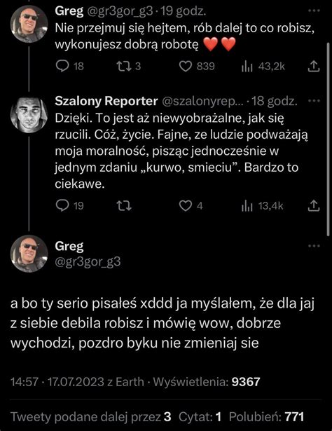 Jaszczur On Twitter A Jeszcze Niedawno Mia Obserwuj Cych I