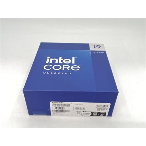 楽天市場未使用Intel Core i9 14900K 3 2GHz Box LGA1700 24C P 8C E 16C 32T