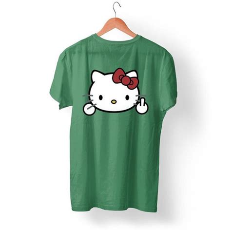 Hello Kitty Mostrando O Dedo Do Meio