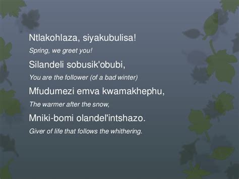 Isixhosa Poetry Hlalutya Umbongo