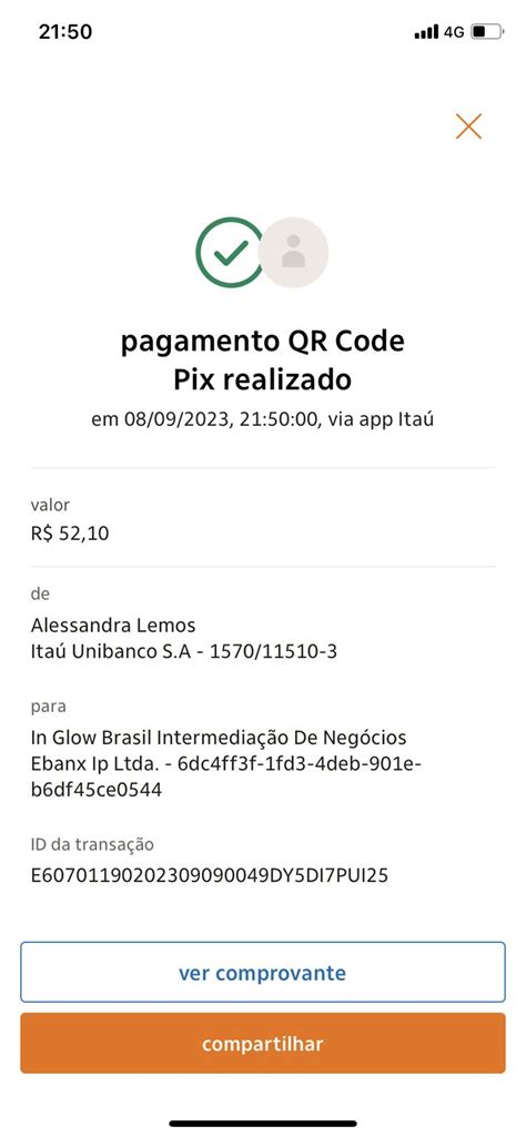 Pin De Alessandra Lemos Em Comprovantes App Itau Ita Institui O