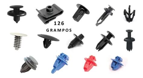 Kit Grampo Presilha Para Barro Para Choque Hilux Corolla