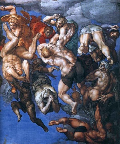 Michelangelo Giudizio Universale Particolare Sistina