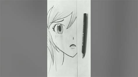 easy enemy drawing l how to draw sad girl was step-by-step - YouTube