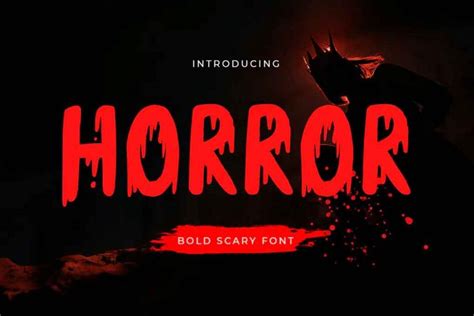 Horror Font - Dfonts