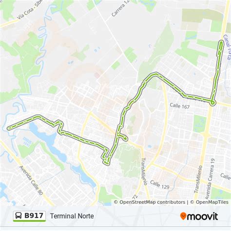 Ruta B917 Horarios Paradas Y Mapas Terminal Norte Actualizado