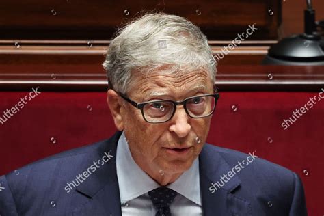 Microsoft Corp Cofounder Bill Gates Delivers Editorial Stock Photo ...