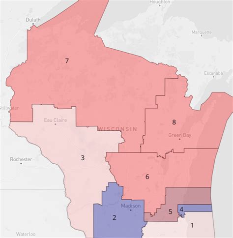 Different Wisconsin Congressional Map R Wisconsin