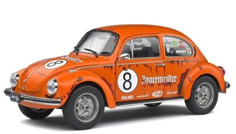 SOLIDO Voiture De 1974 Couleur Orange VW Beetle 1303 Jagermeister