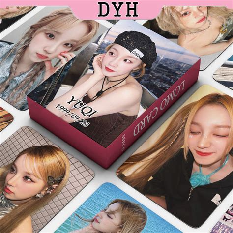 55pcsbox Gi Dle Yuqi Photocards Heat Album Kpop Lomo Card Collection Card Lazada Ph