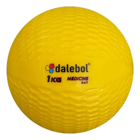 Bola De Peso Medicine Ball Treino Musculação 1kg Eva Dalebol