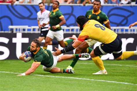 Coupe Du Monde De Rugby Sans Surprise L Afrique Du Sud Pulv Rise