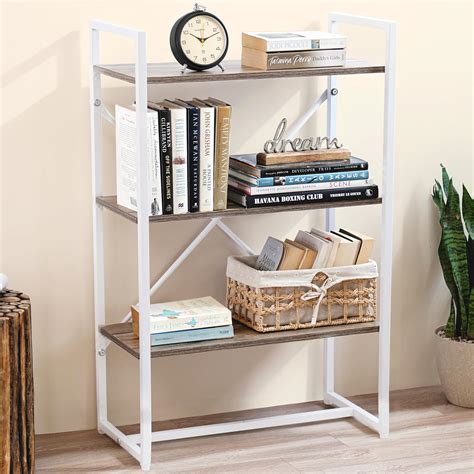 About Space Tier Book Shelf Ft Multipurpose Wooden Utility