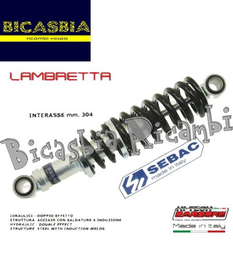 16603 AMMORTIZZATORE POSTERIORE SEBAC LAMBRETTA 125 150 LI TERZA