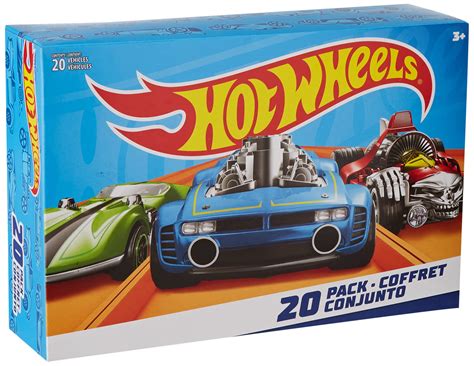 Buy Hot Wheels Set Of 20 Toy Cars And Trucks In 164 Scale Collectible Vehicles Styles May Vary