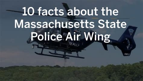 Things You May Not Know About The Massachusetts State Police Air