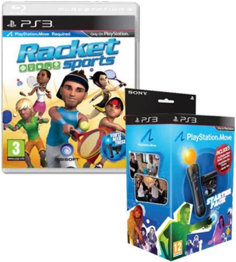 Racket Sports Playstation Move And Playstation Move Starter Pack Includes Move Controller Eye