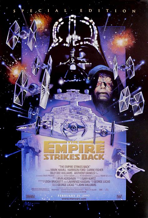 The Geeky Nerfherder Movie Poster Art Star Wars The Empire Strikes