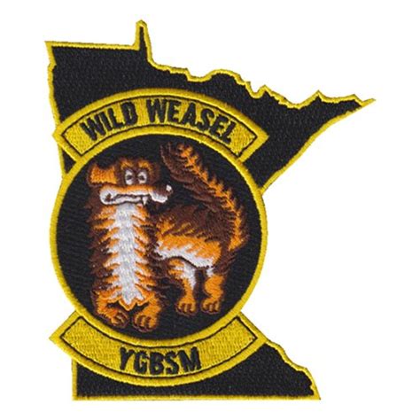 179 Fs Ygbsm Wild Weasel Patch 179th Fighter Squadron Patches