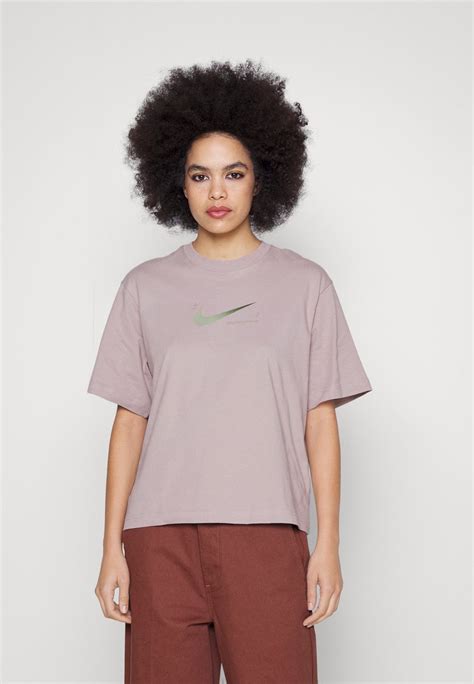 Nike Sportswear Tee Boxy T Shirts Print Diffused Taupe Beige