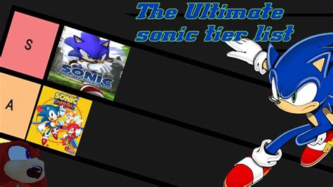 The Ultimate Sonic The Hedgehog Tier List Youtube