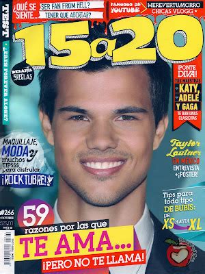 El Mundo de Crepusculo México Scans de Taylor Lautner en la Portada de