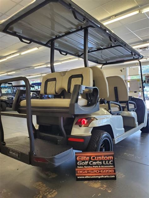 2022 Star Ev Sirius 6 Passenger Golf Cart Fully Street Legal Pearl White Elite Custom Golf