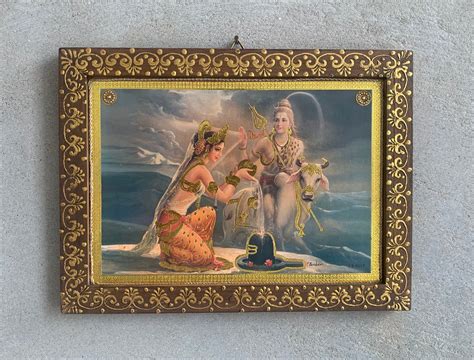 Krishna Arjun Photo Geeta Updesh A Scene From Mahabharata Indian