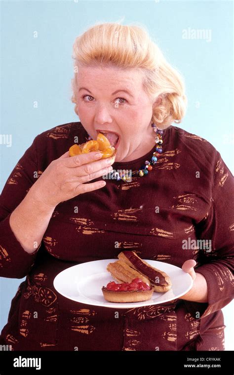 Binge Eating Obese Woman Hi Res Stock Photography And Images Alamy