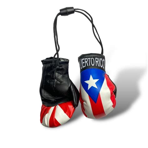 Mini Boxing Gloves With Puerto Rican Flag Car Depop