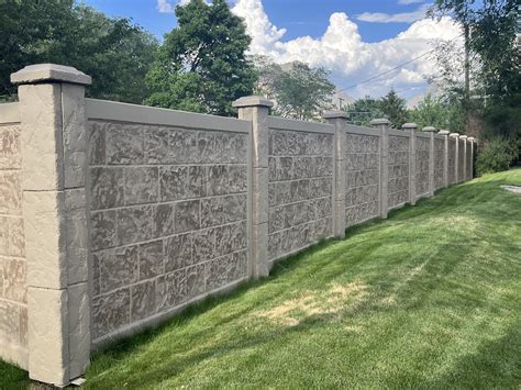 Highland open space — Rhinorock Lightweight Concrete Fencing