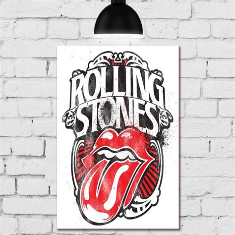 Placa Decorativa Rolling Stones Mdf 20 X 30 Cm Shopee Brasil