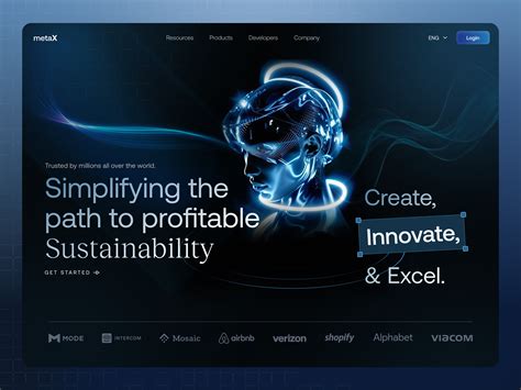 metaX - AI Driven SaaS Landing Page by Ofspace UX/UI on Dribbble