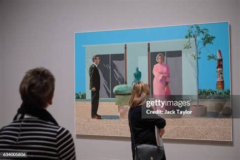 Extensive Exhibition Of David Hockney Paintings Previews At The Tate