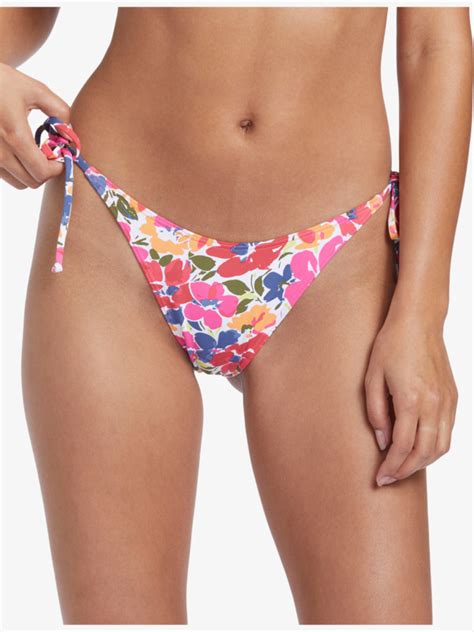 Womens Printed Beach Classics Cheeky Bikini Bottoms Roxy