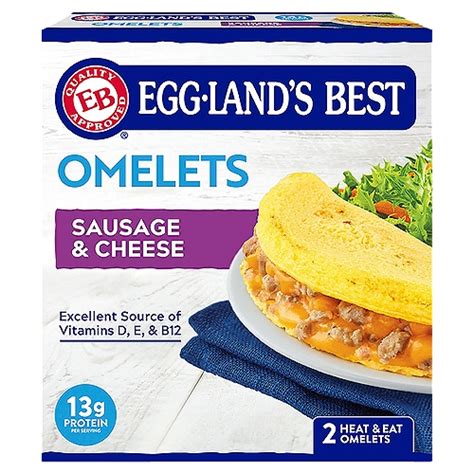 Egglands Best 2ct Sausage And Cheese Omelets Price Rite