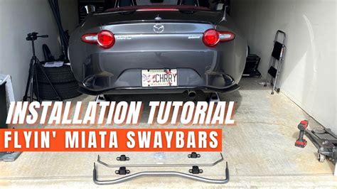 Flyin Miata Sway Bar Installation Nd Mx Miata Youtube