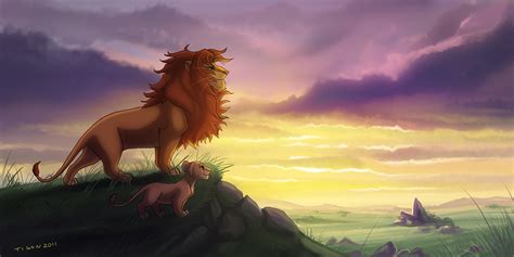 Simba and Kiara by tigon on DeviantArt