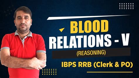 Blood Relation V Reasoning Ibps Rrb Clerk Po Pradeep Sir