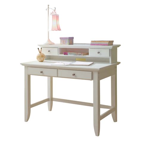 Home Styles Naples Student Desk With Hutch White Desks At Hayneedle