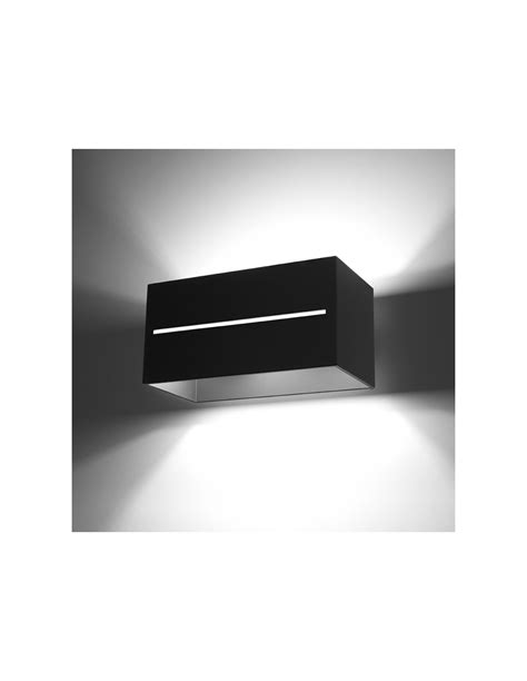 Aplique De Pared De Estilo Moderno Lobo Maxi Negro Ip Xg Sin