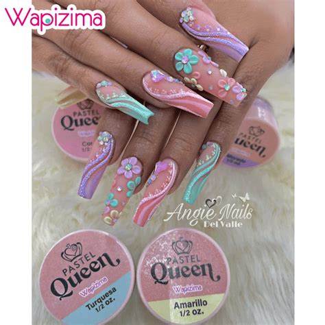 Acr Licos Pastel Queen Oz Wapizima Rosa Pink