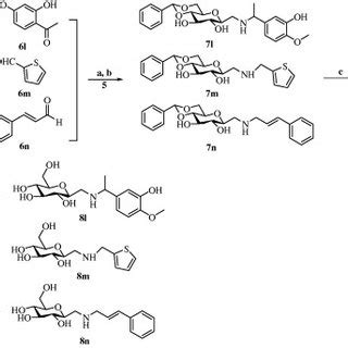 Synthesis Of Sugaramines A K Reagents And Conditions A Etoh