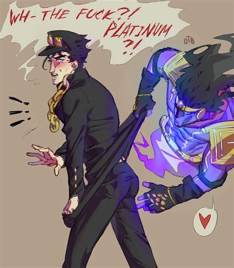 Heyau Got Some Time For Cute Blushing Jotaro