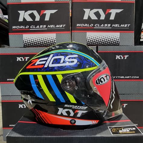 Psb Approved Kyt Nf J Xavier Simeon Replica Open Face Double Visor