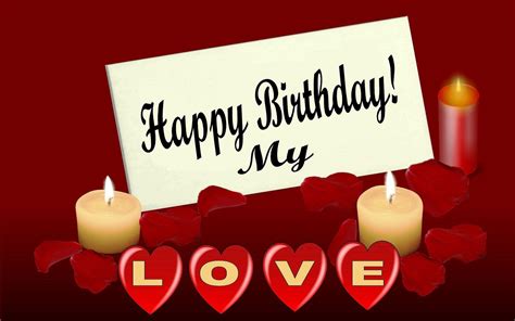 Happy Birthday Love Wallpapers - Wallpaper Cave