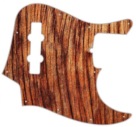 J Jazz Bass Pickguard Custom Fender Graphical Guitar Pick Guard Wood Old Vibe Ebay