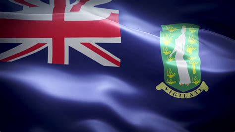 British Virgin Islands anthem flag FullHD Британские Виргинские